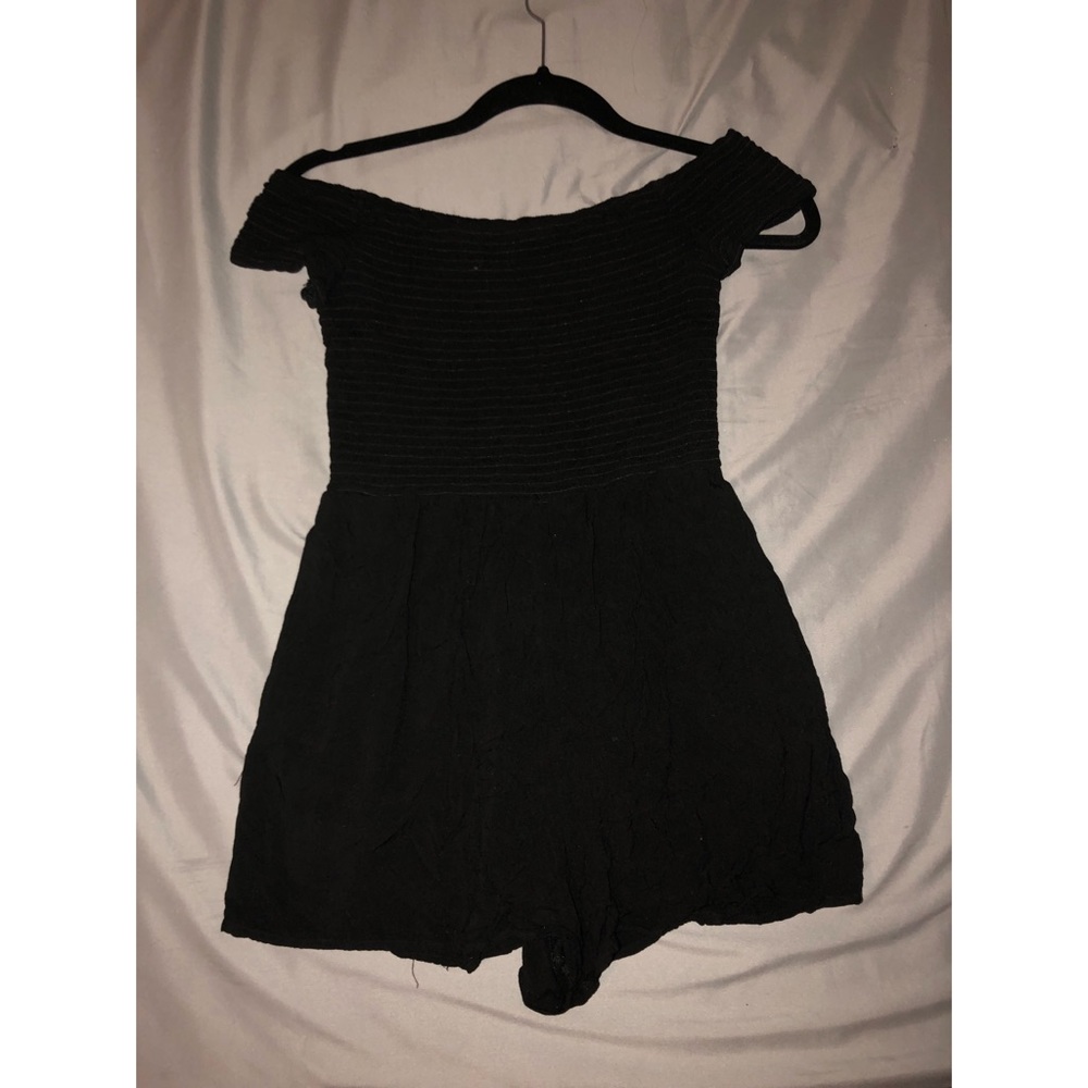 SALE! Black off the shoulder romper
